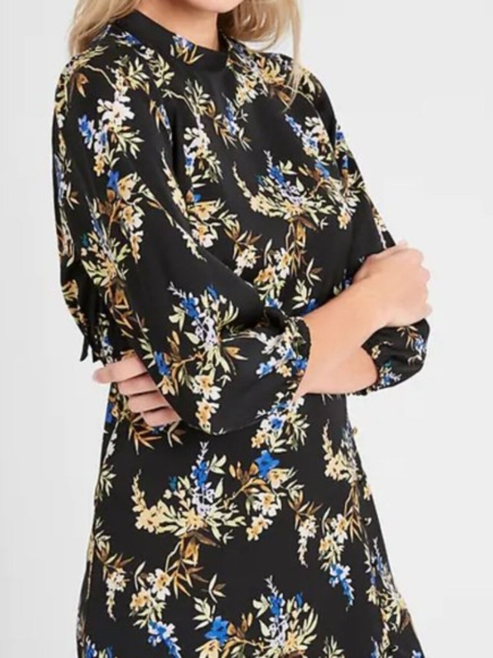 Banana Republic Covered-Button Midi Dress - Picture 2 of 15